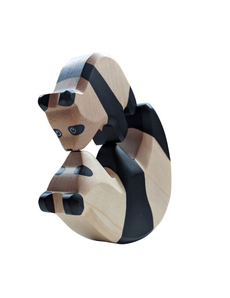 Panda klein Holzwald