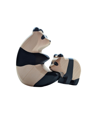 Panda klein Holzwald