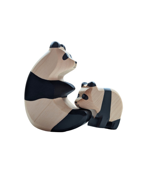 Panda klein Holzwald