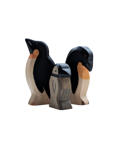 Pinguïn kop omhoog Holzwald