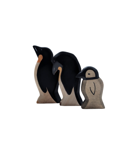 Pinguïn kop omhoog Holzwald