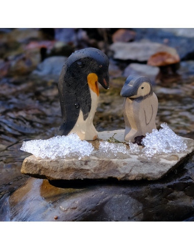 Pinguïn kop omlaag Holzwald