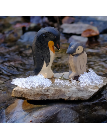 Pinguïn kop omlaag Holzwald