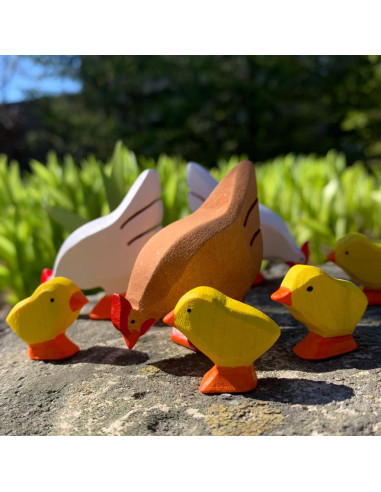 Bruine kip Bumbu Toys