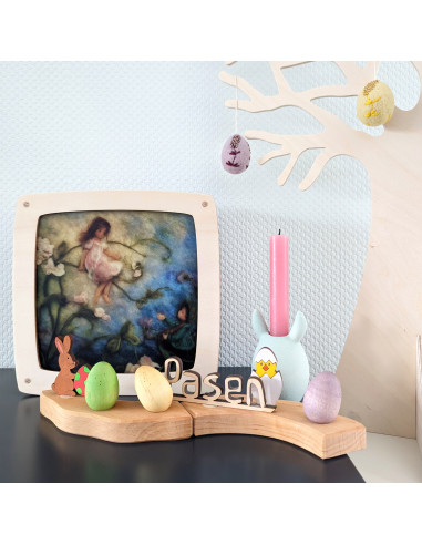 Bloemenkinderen plaat voor seizoenslamp Ann...