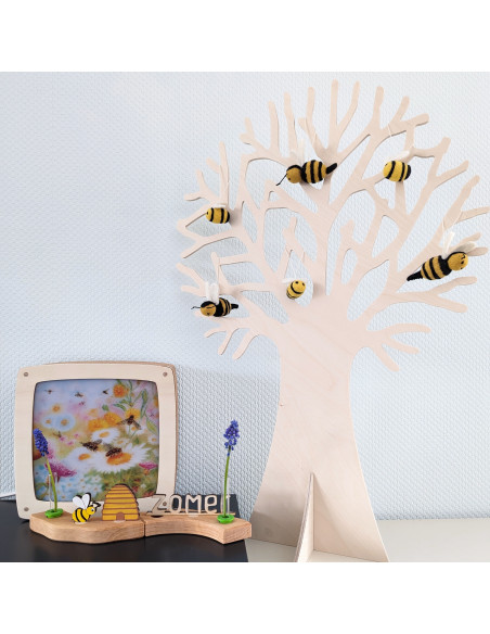 Vilten bijenhanger klein