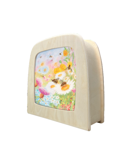 Bijen plaat Kapitein Kalk