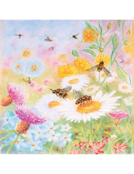 Bijen plaat Kapitein Kalk