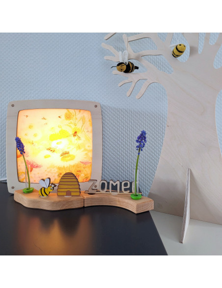 Bijen plaat Kapitein Kalk