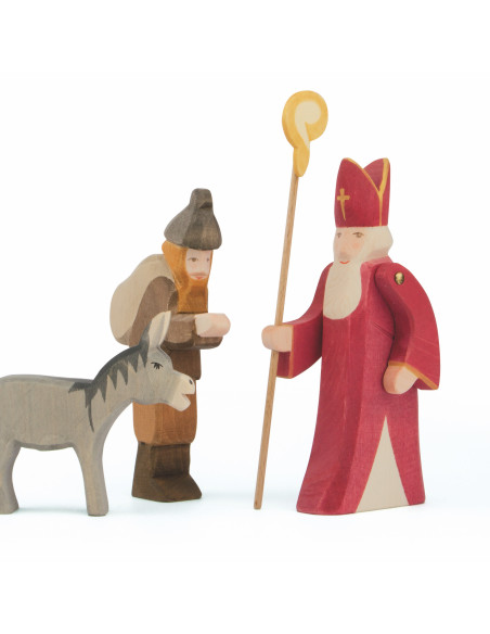 Sinterklaas met staf bewegende armen Ostheimer