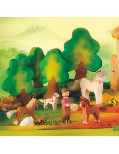 Kleine eikenboom met voet Ostheimer 2