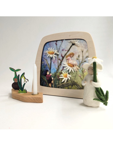 Vilten bloemenfee Margrietje