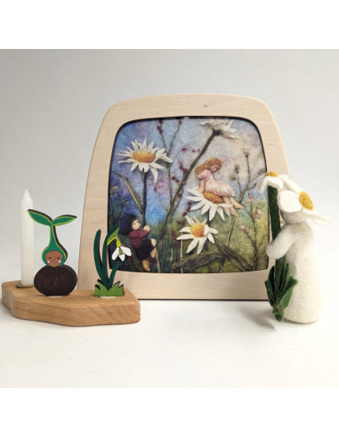 Vilten bloemenfee Margrietje