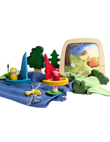 Midzomerfeest plaat voor seizoenslamp Het Wol...