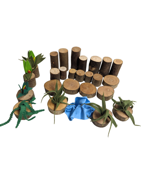 Waterval- en plantenset groot