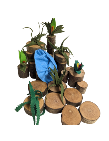 Waterval- en plantenset groot