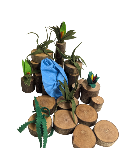 Waterval- en plantenset groot