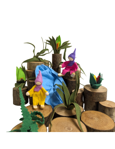 Waterval- en plantenset groot