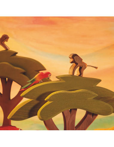 Veelkleurige papegaai Ostheimer