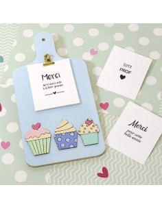 Cupcake figuren hout 2