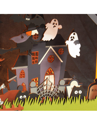 3D Halloween tafereel