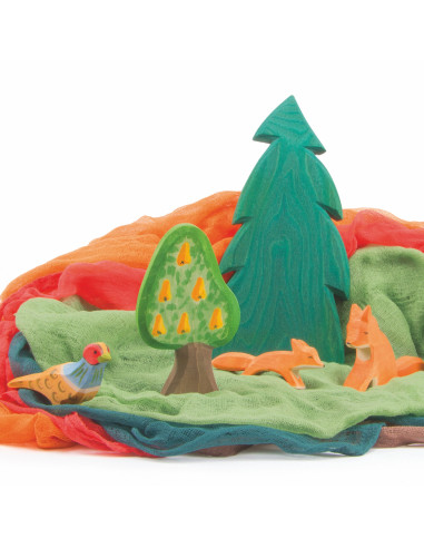 Katoenen seizoenstafel doeken herfst - Ostheimer