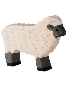 Schaap met zwarte kop Holztiger
