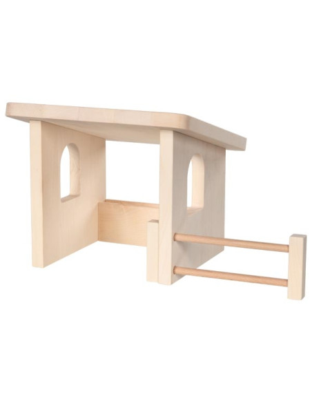 Houten paardenstal