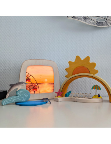 Reuzenrad plaat voor seizoenslamp Hannah...