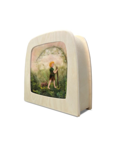 Lente wandeling plaat voor seizoenslamp Het Wol...