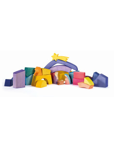 Kerststal blokkenset 2