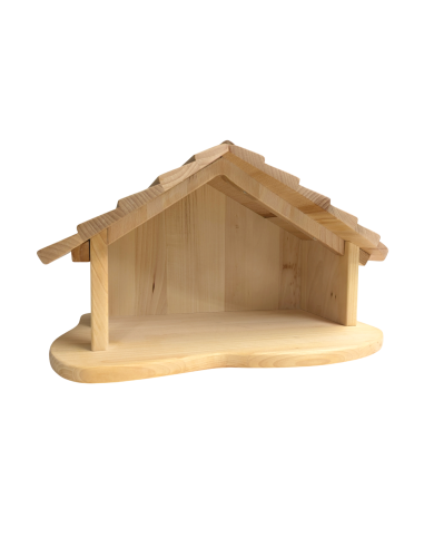 Houten stal groot