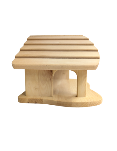 Houten stal groot