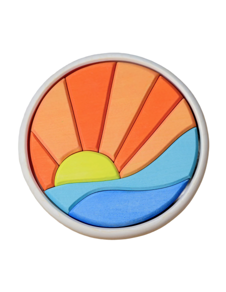 Puzzel zonsondergang