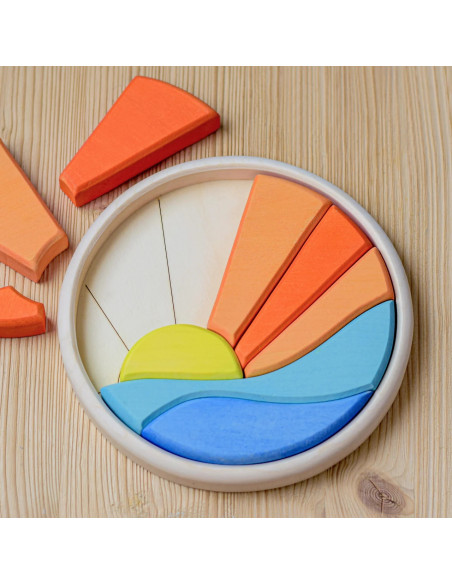 Puzzel zonsondergang