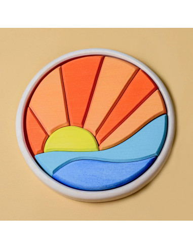 Puzzel zonsondergang