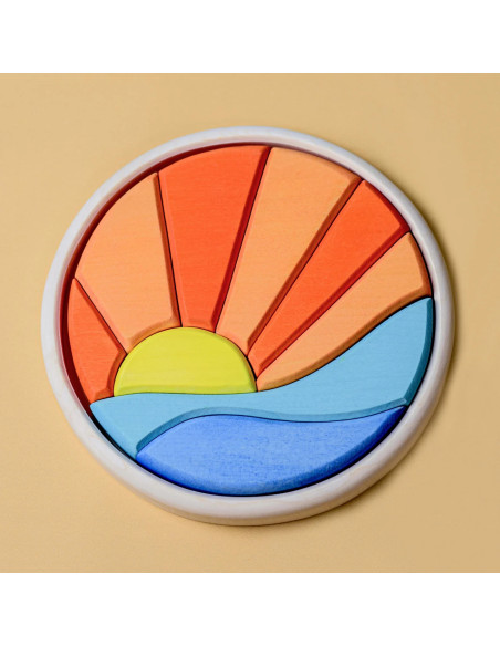 Puzzel zonsondergang