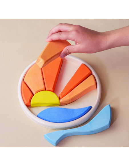 Puzzel zonsondergang