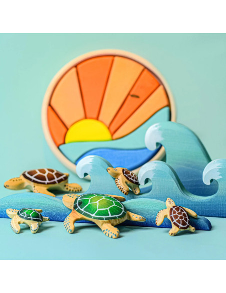 Puzzel zonsondergang