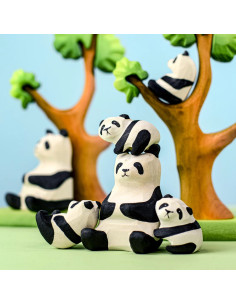 Pandaberen set Bumbu Toys 2