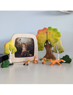 Vos plaat voor seizoenslamp Iris Esther 2