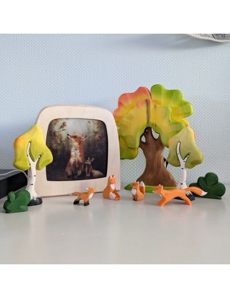 Vos plaat voor seizoenslamp Iris Esther