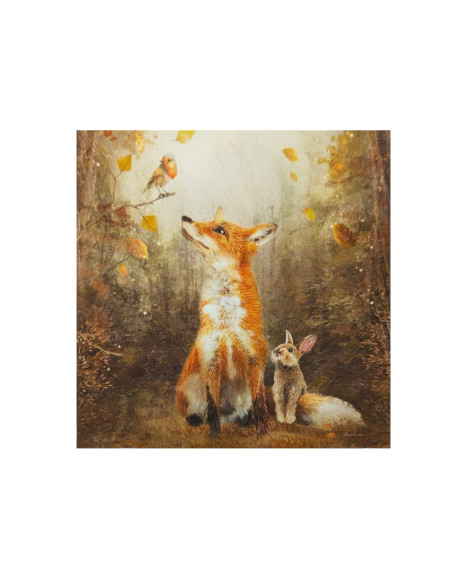 Vos plaat voor seizoenslamp Iris Esther