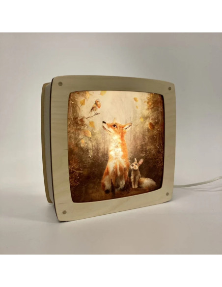 Vos plaat voor seizoenslamp Iris Esther