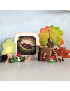 Herfst baby plaat voor seizoenslamp Bijdehansje 2