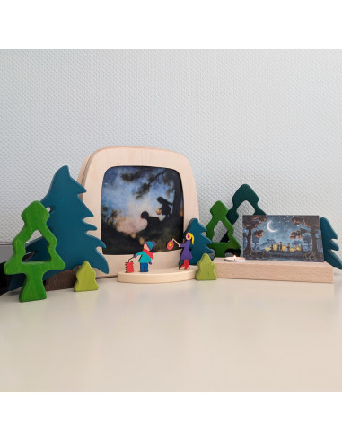 Lampion plaat voor seizoenslamp Ann Galland