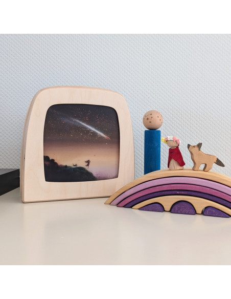 Vallende ster plaat voor seizoenslamp Mark Janssen