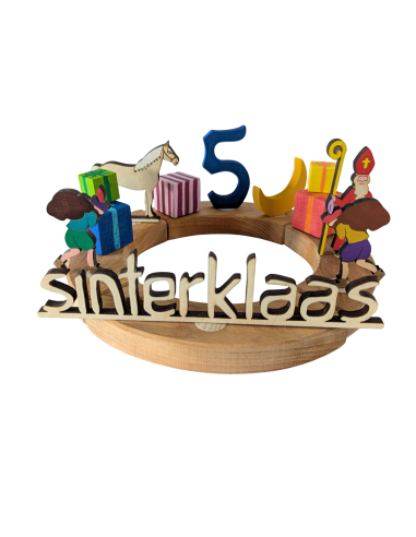 Piet geel/paars steker