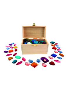 Glitterstenen set in doosje
