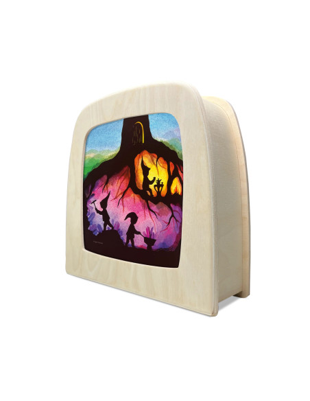 Kabouter plaat voor seizoenslamp Vogel Geluk